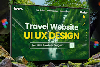 do tourism, tour booking, travel agency website UI UX design in figma