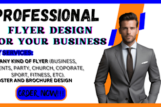 do professional graphic design, flyer, poster design