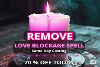 remove love blockage spell, ifrit djinn spell, third party removal, love spell