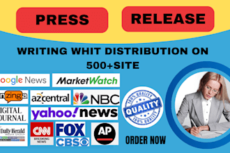 do press release distribution, press release writing , publish press release