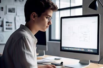 create a cusomized responsive website with java, and php