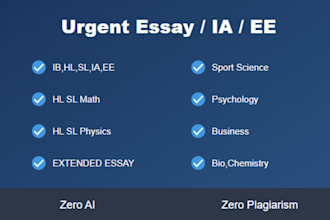 chem, physics, biology, sport science, geo, ia and hl