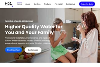 build water filtration website water treatment website water damage leads