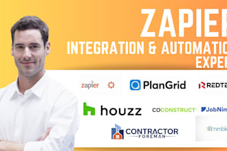 zapier integration for procore coconstruct plangrid fieldwire nimble CRM raken