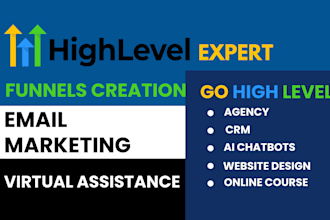 setup gohighlevel agency, crm, ai chatbots, website design, course, and skool