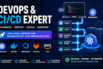 fix docker, kubernetes, and cicd pipelines issues for your project