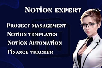 build a custom notion template notion etsy notion CRM project management notion