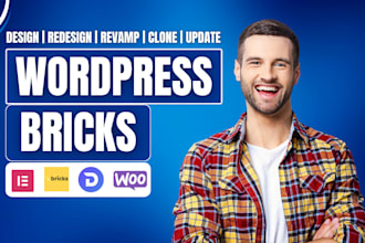 design redesign revamp wordpress site brick acss builder breakdance divi website