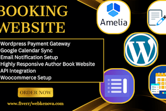 setup wordpress booking amelia booking calendar wpform bookingpress startbooking