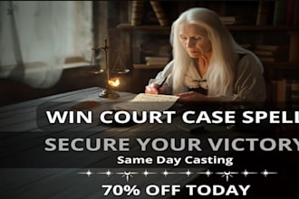 cast a powerful win court case spell for legal success and justice