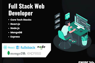 do software development, full ai web application backend, front end developer