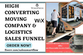 design moving company logistics movers leads trucking relocation sales funnel