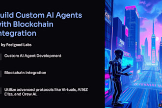 build custom ai agents with blockchain integration