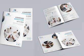 do professional company profile, brochure, booklet, annual report, ebook design