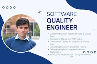 do web and mobile application QA testing and report bugs