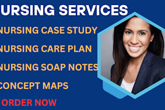 handle nursing care plan, nursing case study and soap notes