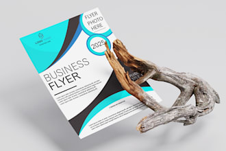 design awesome print ready flyer or magazine ad
