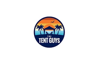 make sustainability retro coastal beach logo