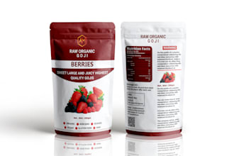 do unique product label or box, packaging design, pouch
