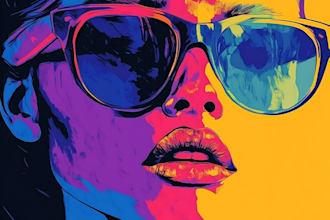draw comic pop art portrait