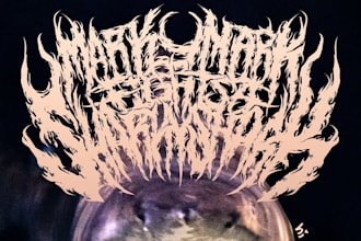 make a custom thrash metal logo