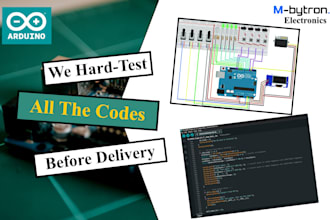 develop arduino, avr, stm32 , and esp32 code and firmware