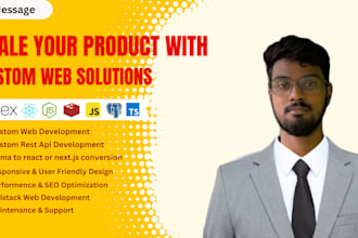 be full stack web portal admin panel custom crm developer