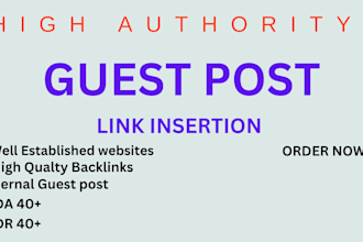 do niche edit link insertion on high da sites
