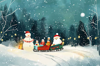 do design christmas card, greeting card, or invitation card