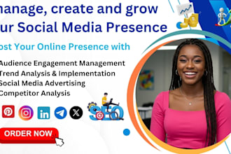 be your social media manager content creator facebook ads instagram and linkedin