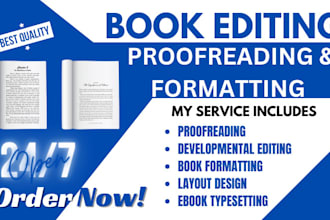 ghostwriter, proofread and developmental book edit, fiction novel, nonfiction