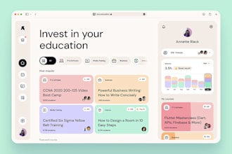 build e learning website, online course website, educational website