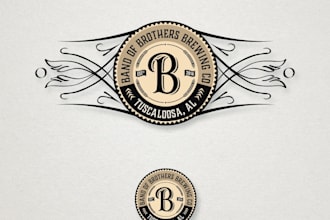 design awesome brothers brewing co logo