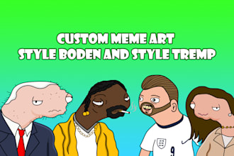 do meme art, meme coin crypto with artsyles joe boden, tremp