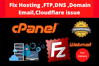 provide instant solution of hosting ,domain ,ftp , email and cloudflare issue