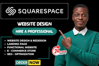 build modern squarespace website design redesign squarespace