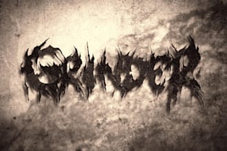 create a barbaric grind core logo