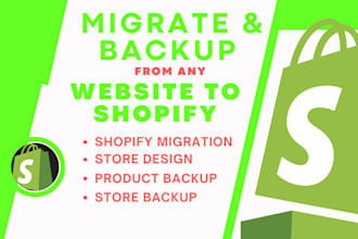 migrate backup or clone your woo commerce, wix to shopify