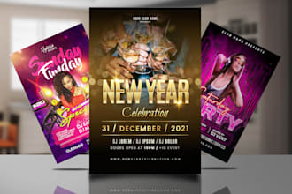 create excellent event flyer or brochure church flyer design