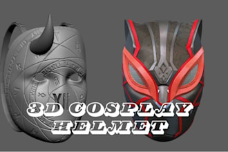 sculpt 3d mask mask 3d helmet helmet cosplay armor for 3d printing
