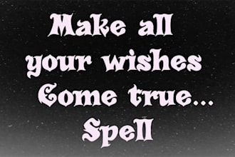 manifest your deepest desires through custom wish spells