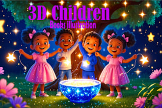 illustrate children story book illustration KDP children story book illustration