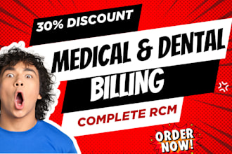 dental billing and medical billing full rcm, claim submission, payment posting