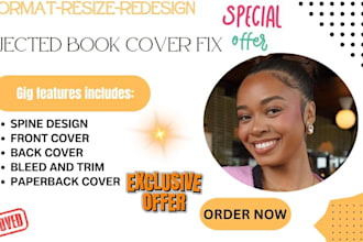 fix book cover, resize book cover, paperback, amazon kdp, book cover design