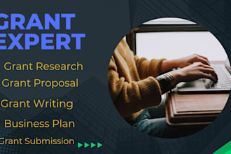 research grant, write grant proposal and  apply for grant