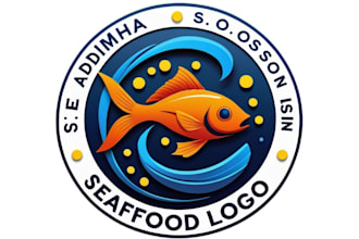 create restaurant,fast food,seafood and cafe logo
