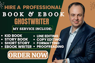 ghostwrite edit fun engaging moral children story kid book writer ebook writing