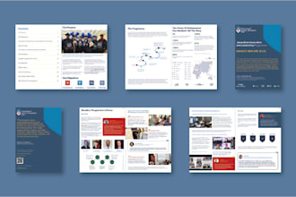 design brand aligned reports booklets flyers and digital materials