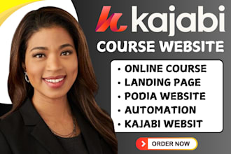 kajabi course website, kajabi website design kajabi course website redesign