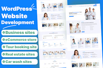 be your expert wordpress developer, elementor website for your business website